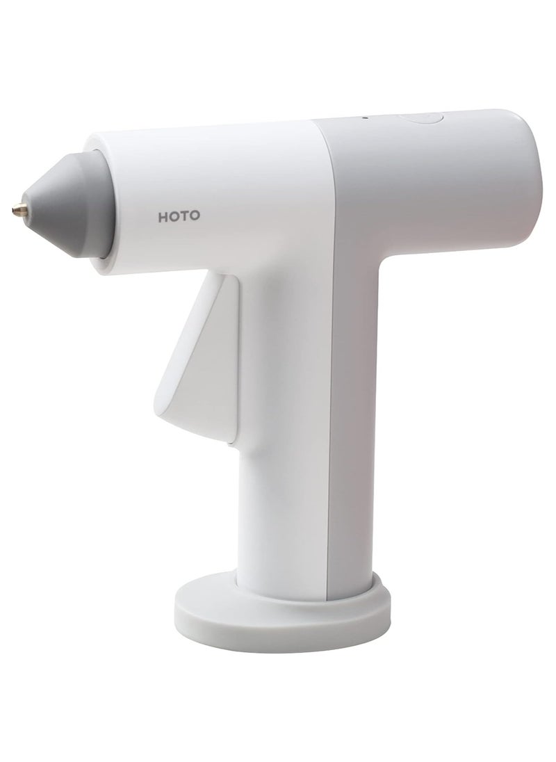HOTO HOTO Cordless Hot Glue Gun, 10 Glue Sticks, 30S Heating Fast, USB Rechargeable Melt Glue Gun, Lithium Glue Gun Tools, Smart-Power-Off Glue Gun, Perfect for Crafts, DIY Arts, Quick Home Repairs  - Image 1