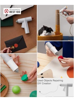 HOTO HOTO Cordless Hot Glue Gun, 10 Glue Sticks, 30S Heating Fast, USB Rechargeable Melt Glue Gun, Lithium Glue Gun Tools, Smart-Power-Off Glue Gun, Perfect for Crafts, DIY Arts, Quick Home Repairs  - Image 4