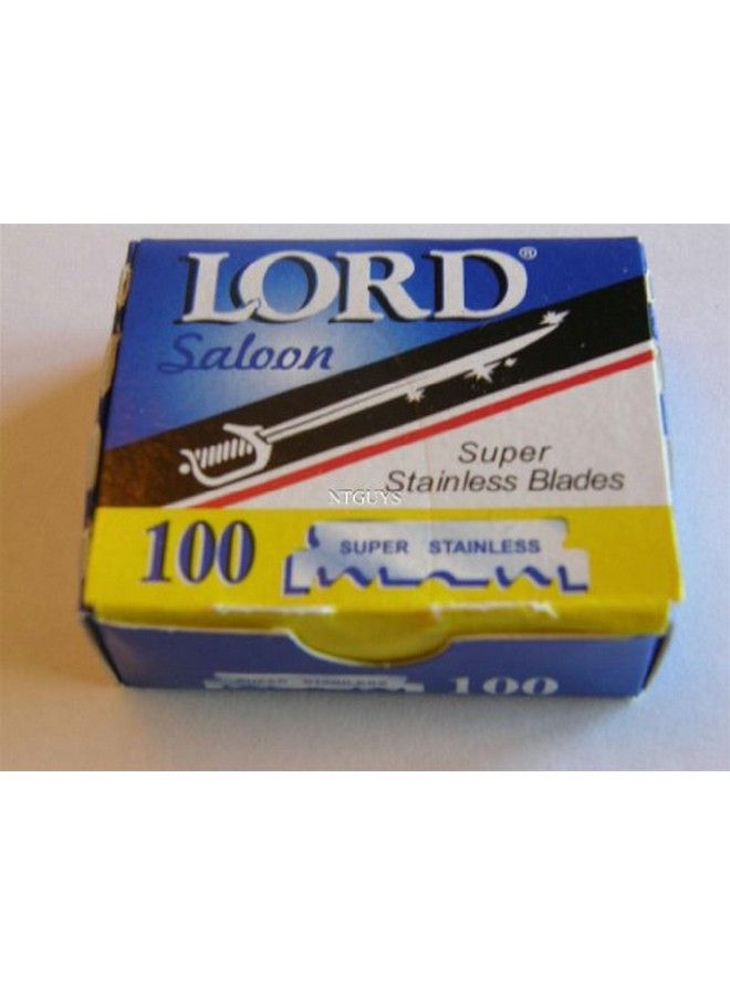 LORD RAZORS 200 Lord Razor Blades Super Stainless Single Edge For Barbers - Image 5