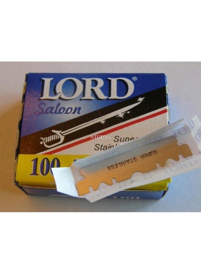 LORD RAZORS 200 Lord Razor Blades Super Stainless Single Edge For Barbers - Image 3