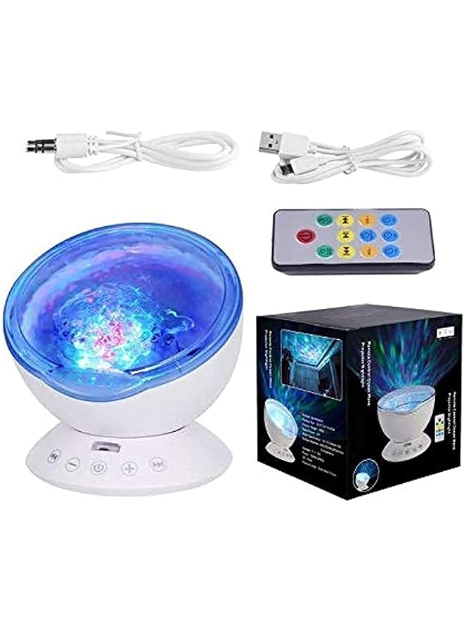 The Bros Ocean Wave Starry Sky Aurora LED Night Light Projector Luminaria Novelty Lamp USB Lamp Nightlight Illusion For Baby Children - Image 1