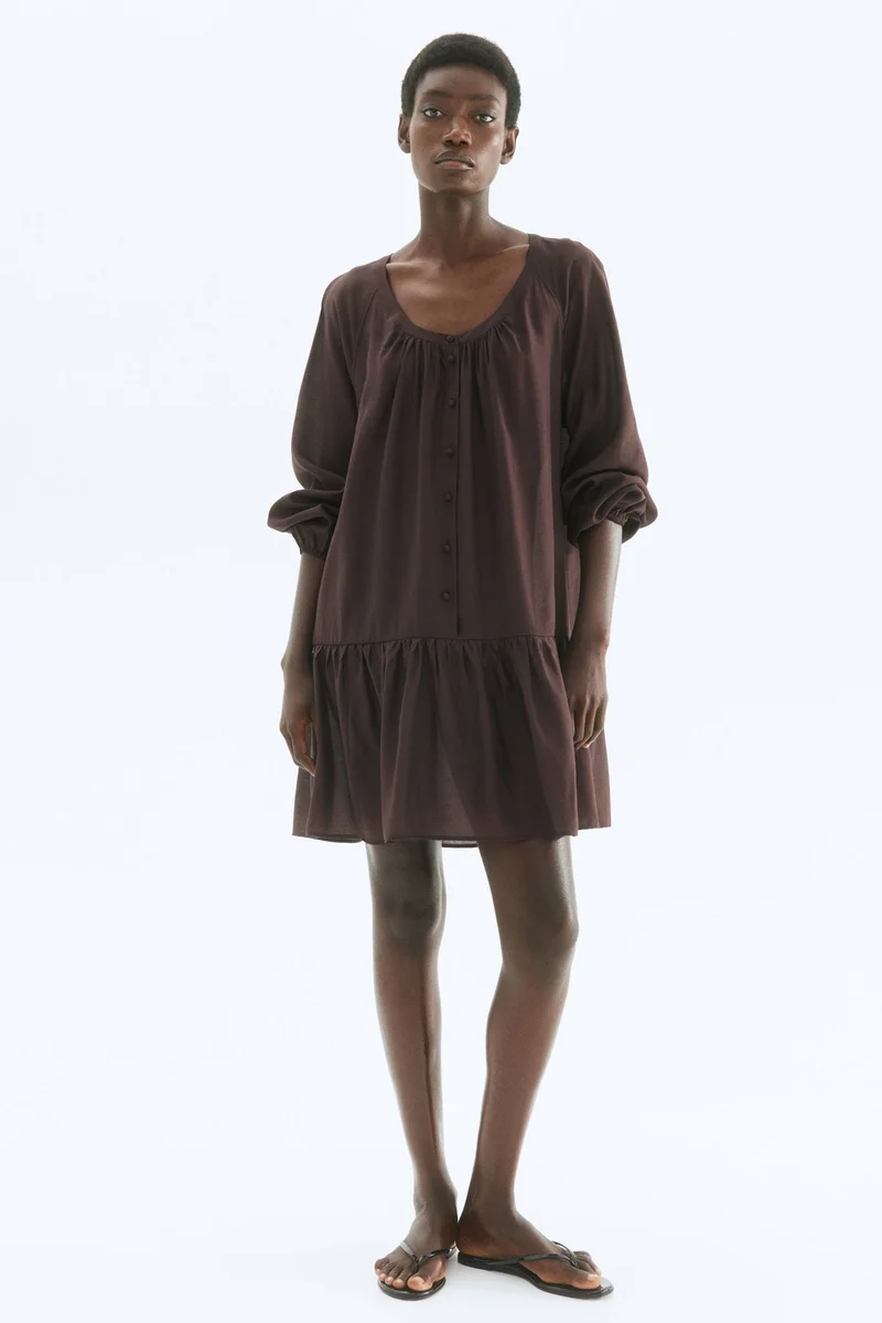 H&M Button-front tunic dress