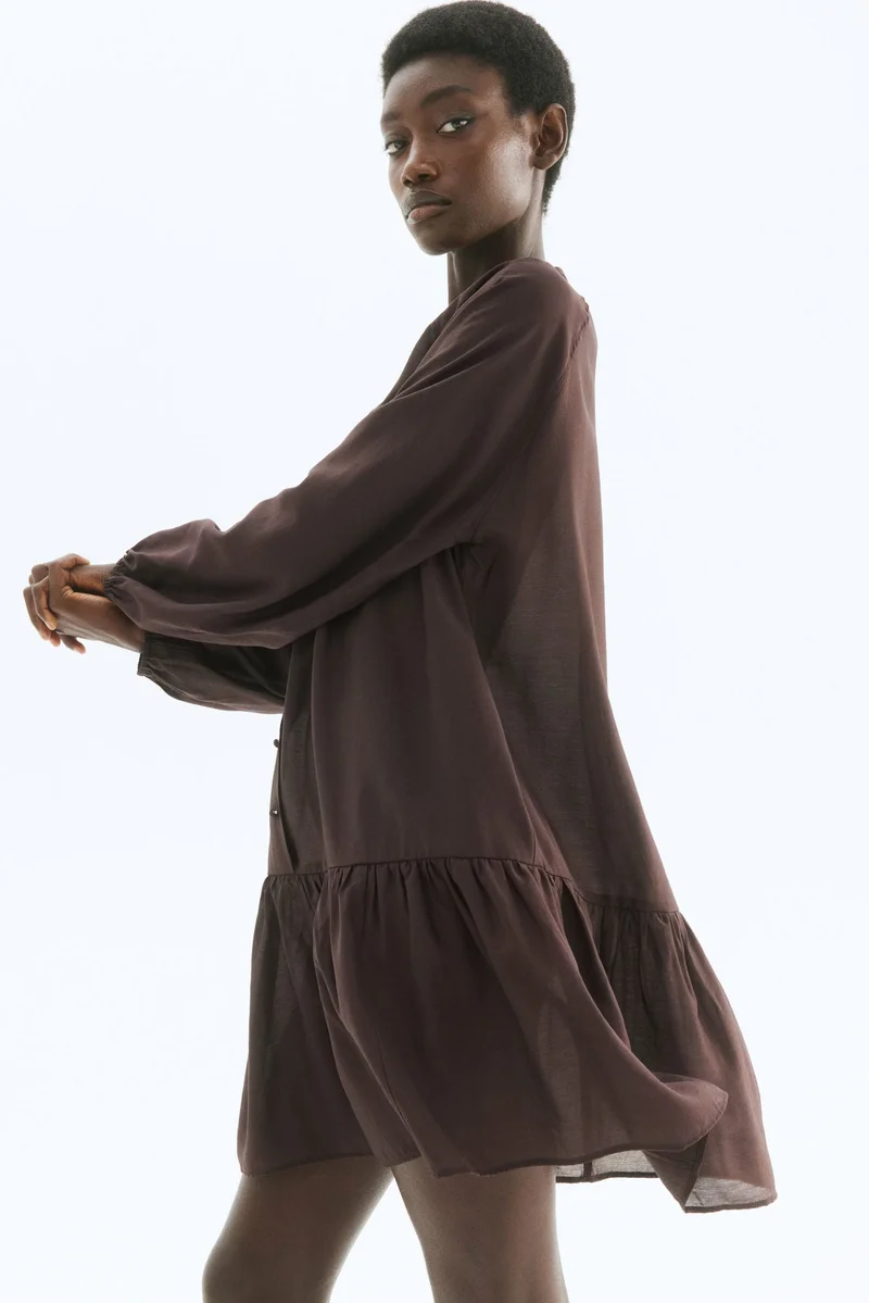 H&M Button-front tunic dress