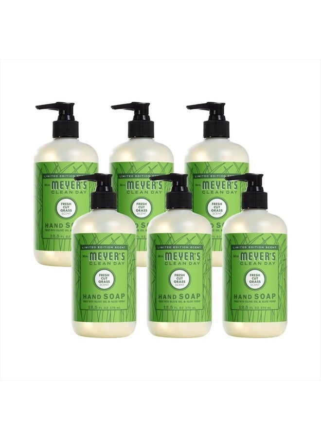 Mrs. Meyer's Clean Day Fresh Cut Grass Scent Hand Soap (12.5 Fl Oz (Pack of 6))  - Image 1