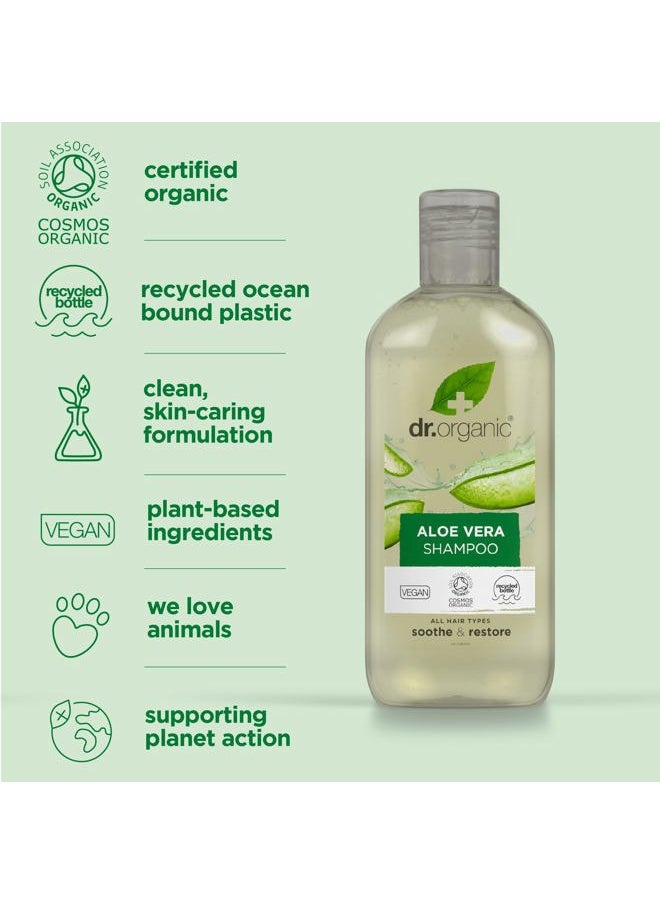 dr.organic Organic Doctor Aloe Vera, Shampoo, 9 Fluid Ounce  - Image 4