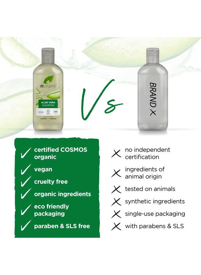 dr.organic Organic Doctor Aloe Vera, Shampoo, 9 Fluid Ounce  - Image 3
