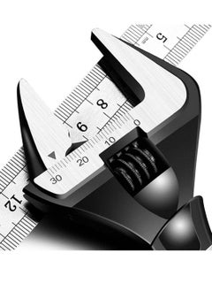 Y&D Multifunction Adjustable Spanner with Scale, Large Opening Universal 6inch Pipe Repair Hand Tool  - Image 2