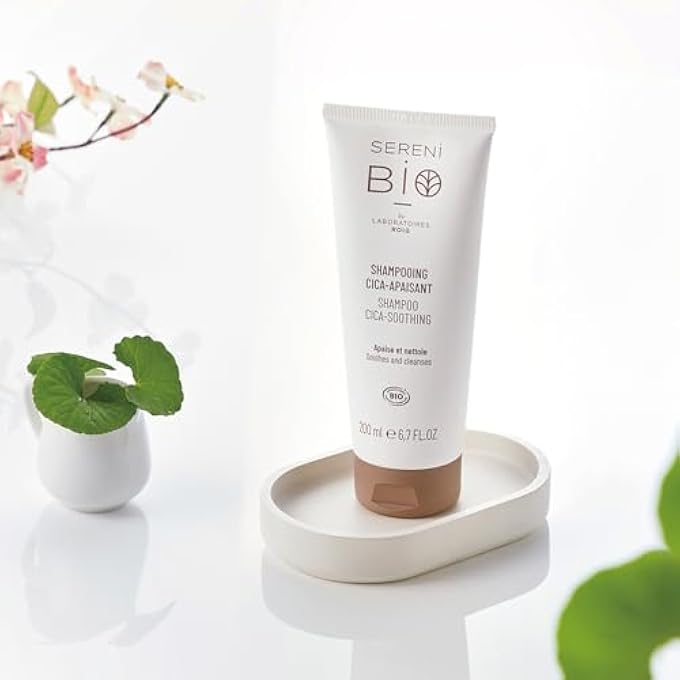 SRNIBIO CENTELLA ASIATICA SHAMPOO - PROFESSIONAL HAIR CARE CERTIFIED ORGANIC VEGAN AND FAIR - SOOTHES AND CLEANSES - SHAMPOO FOR ULTRA SENSITIVE HAIR - 200 ML - Image 2