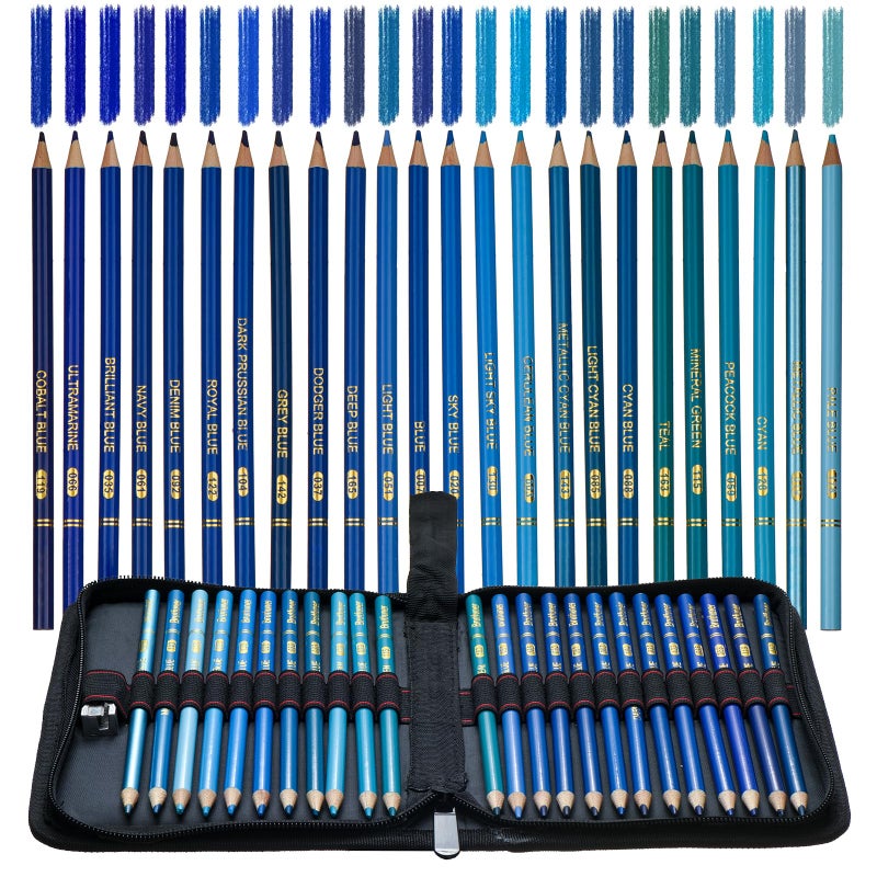 ZZWUAPT Skin Tone Colored Pencils,Oil Based Wooden Colored Pencil Set for Adults Coloring Books Drawing Sketching Art Supplies 24 Color - Image 1