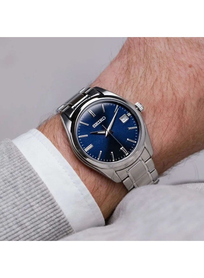 Seiko Classic Men's Watch SUR309P1, 40.2 mm Blue Dial, Stainless Steel Bracelet, 100 M WR - Image 5