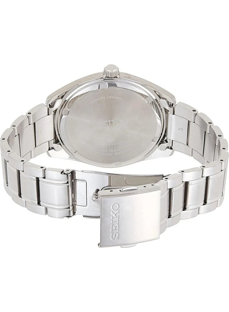 Seiko Classic Men's Watch SUR309P1, 40.2 mm Blue Dial, Stainless Steel Bracelet, 100 M WR - Image 3