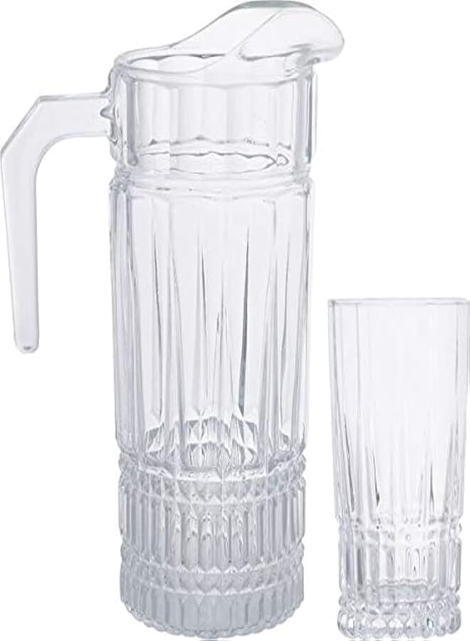 Luminarc elysees highball cup set with jug, 7 pieces