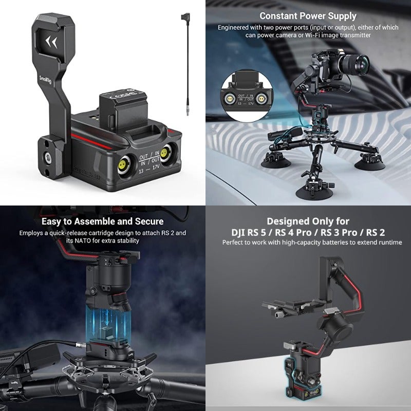 Power Supply Base Plate for DJI RS 2 RS 3 Pro RS 4 Pro RS 5 Gimbal - Image 1