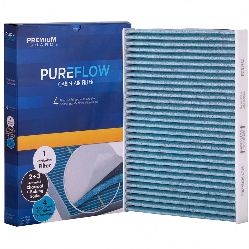 PureFlow Cabin Air Filter PC6175X Fits 20102019 Ford Fiesta 20092022 EcoSport 20162021 Figo 20112015 Fiesta Ikon 20212023 Transit Courier