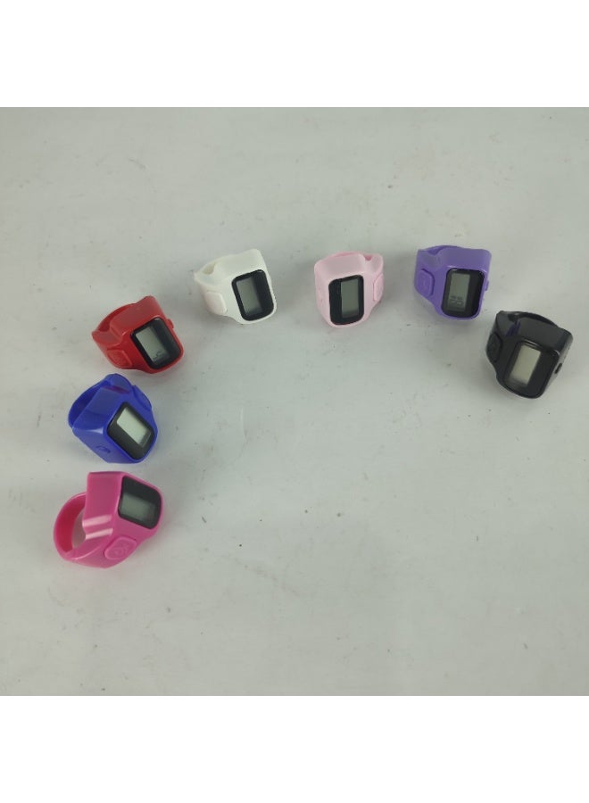 عداد التسبيح أو خاتم التسبيح خاتم التسبيح – رفيقك الدائم للذكر في رمضان والأيام المباركة متعدد الألوان 3 قطع - Image 1