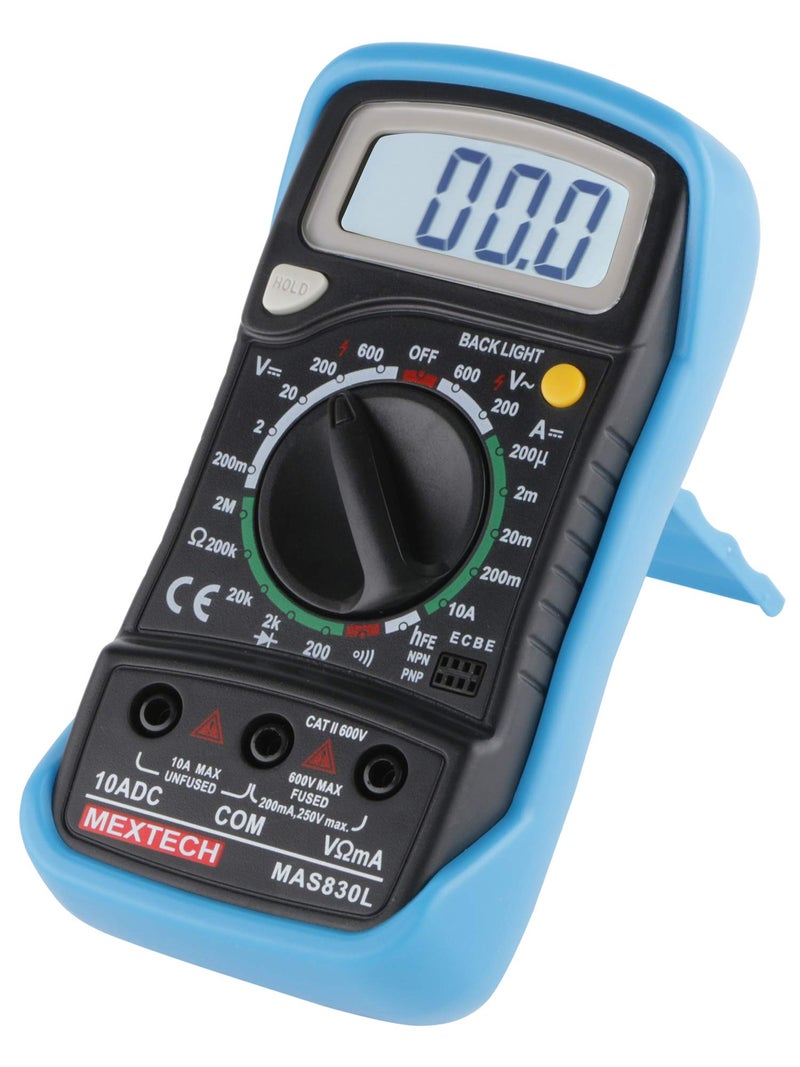 MEXTECH Battery Powered Mas830l 3 Digit, 1999 Counts, 600 Ac/dc Voltage Digital Multimeter - Image 3