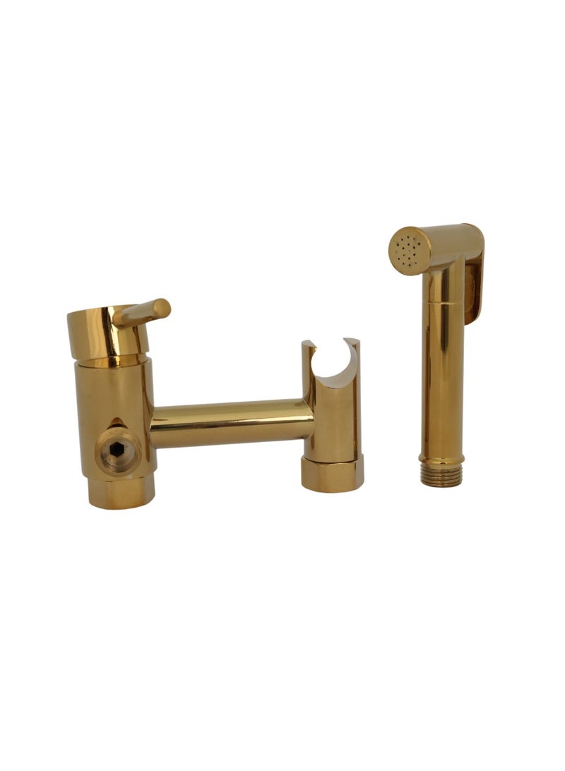 Round Bidet Mixer For Bathroom G Supor-Dh, Golden Chinese 