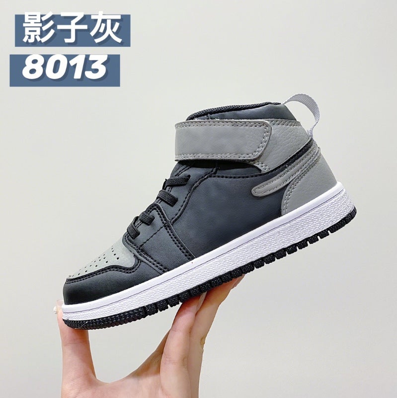أحذية الأطفال بوتيان Aj1 أحذية الأطفال بخطاف وحلقة للأولاد والبنات جو 1 أحذية كرة السلة للأطفال جيل من الشعر - Image 4