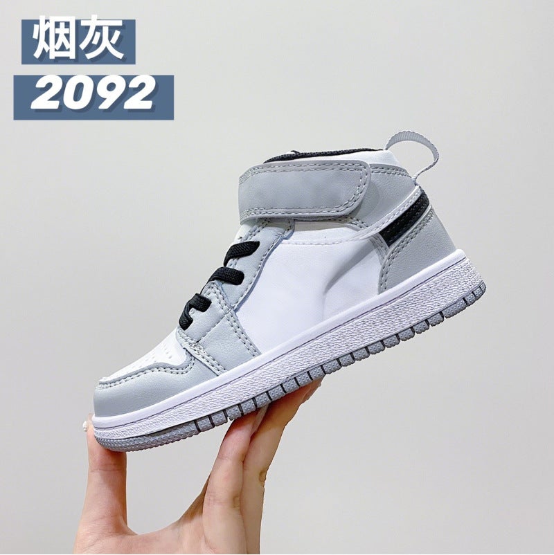 أحذية الأطفال بوتيان Aj1 أحذية الأطفال بخطاف وحلقة للأولاد والبنات جو 1 أحذية كرة السلة للأطفال جيل من الشعر - Image 5