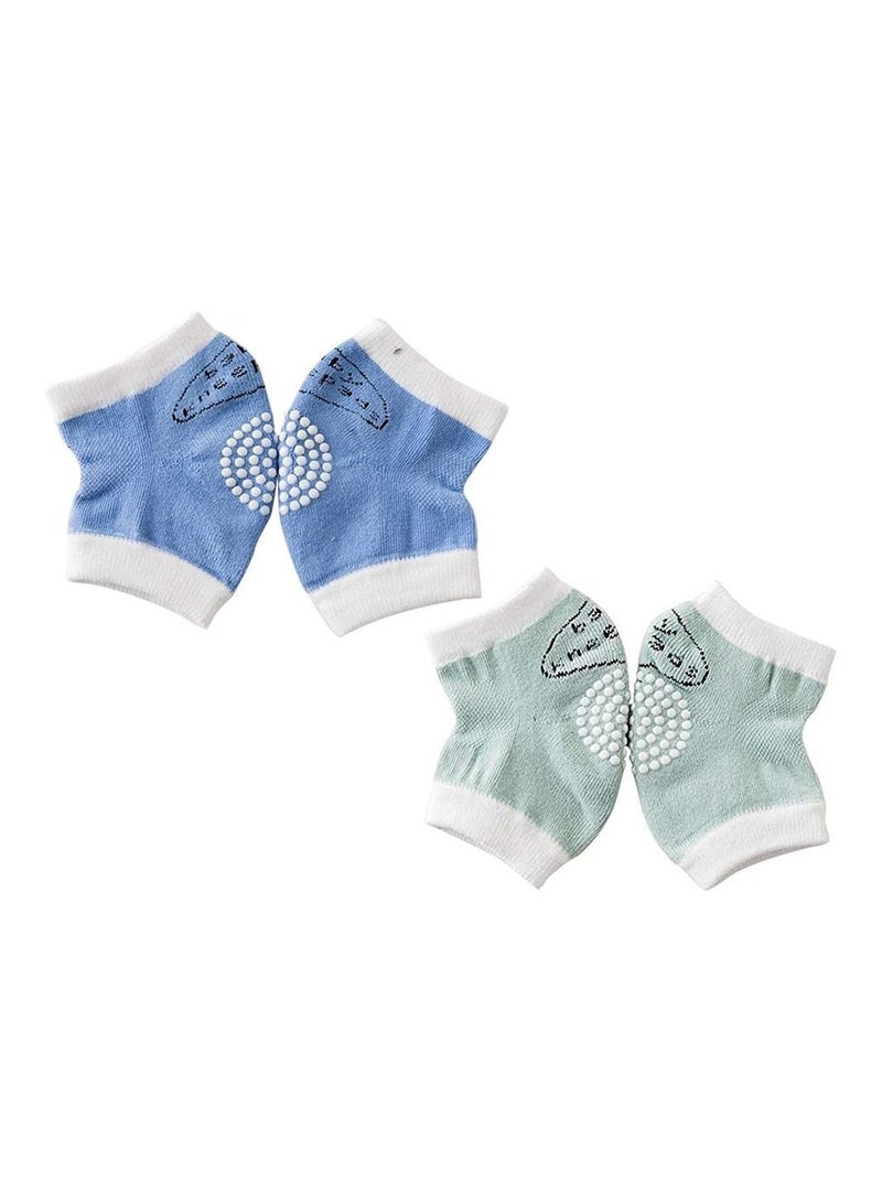 Star Babies Anti-Slip Crawling Kneepads - Pack of 2 Boys - Multicolour - Image 1