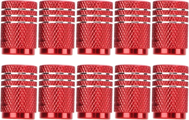 Red Skull Pattern Durable Tire Valve Stem Caps Dust Water Proof for Cars SUVs Trucks Motorcycles - Image 3