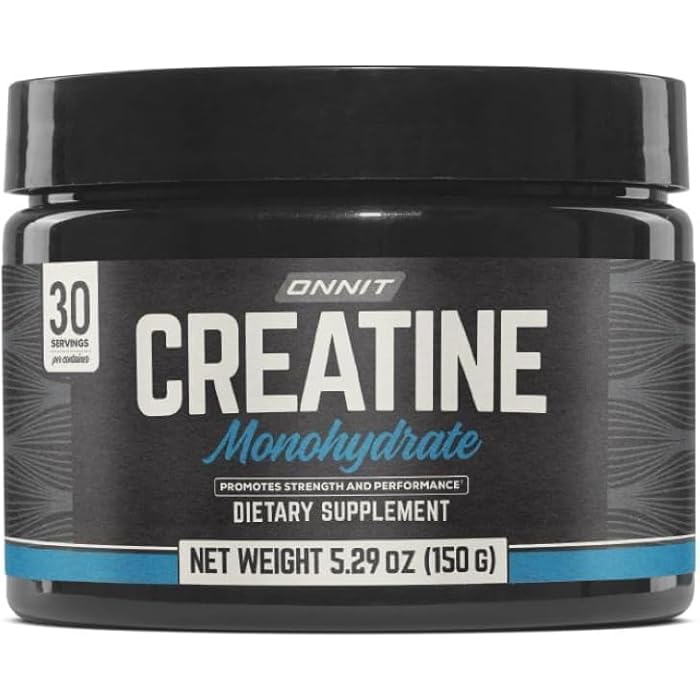 ONNIT Creatine Monohydrate Powder, IGEN(TM) Non-GMO Tested 5g Premium Creatine for Muscle Strength, Power and Lean Mass, Supports Brain Health, Brain Cellular Energy, Unflavored, 30 Servings, 5.29 oz - Image 1