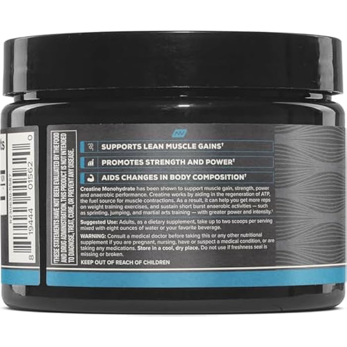 ONNIT Creatine Monohydrate Powder, IGEN(TM) Non-GMO Tested 5g Premium Creatine for Muscle Strength, Power and Lean Mass, Supports Brain Health, Brain Cellular Energy, Unflavored, 30 Servings, 5.29 oz - Image 5