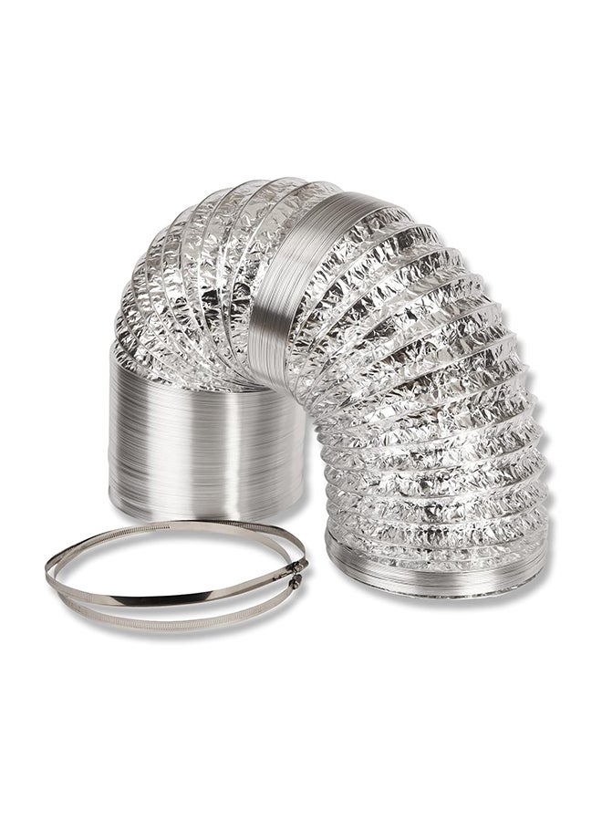 ماكس سترينث مجاري هواء مرنة من الألومنيوم للتهوية والزراعة المائية (350 مم × 10 م (14 بوصة) - Image 1