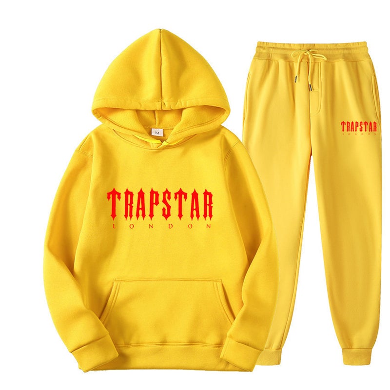 Trapstar Trendy Brand New Men'S And Women'S Hoodie Suit Fleece-Lined Sweatshirt Leisure Sports Two-Piece Set Couple Suit - Image 1