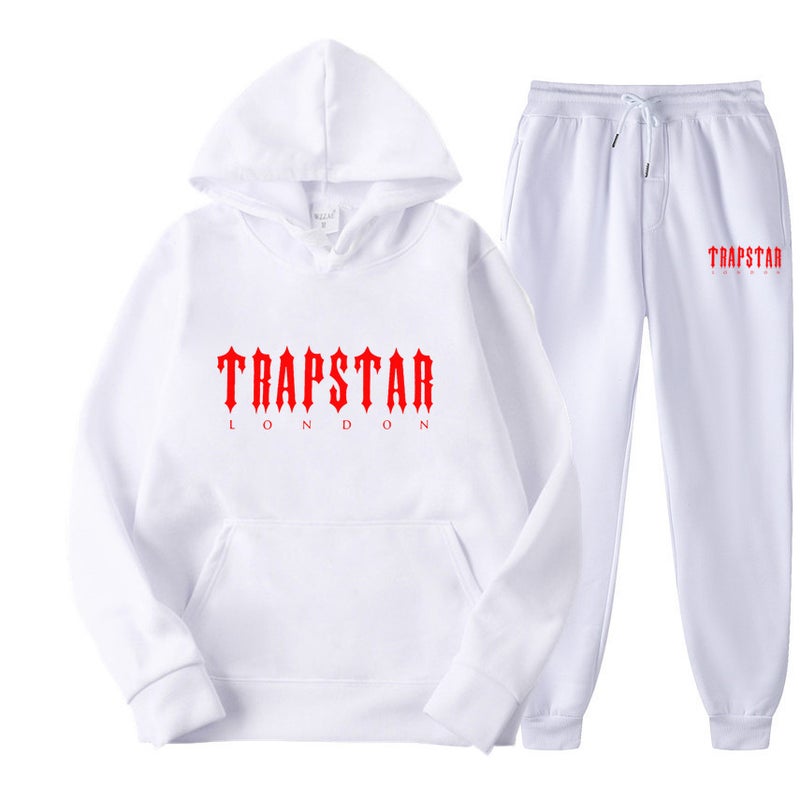 Trapstar Trendy Brand New Men'S And Women'S Hoodie Suit Fleece-Lined Sweatshirt Leisure Sports Two-Piece Set Couple Suit - Image 3