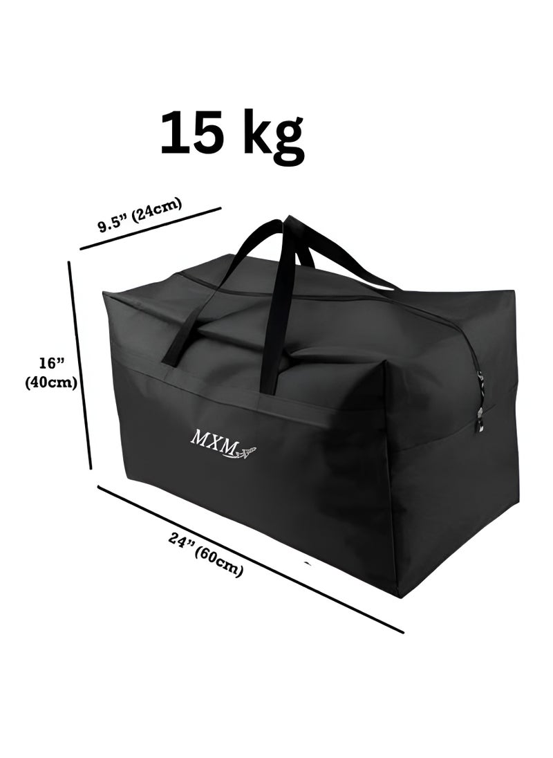 MXM Travel Moving Bag Waterproof with Zippers Traveling, Closet Storage, Large Heavy Bags  - Image 3