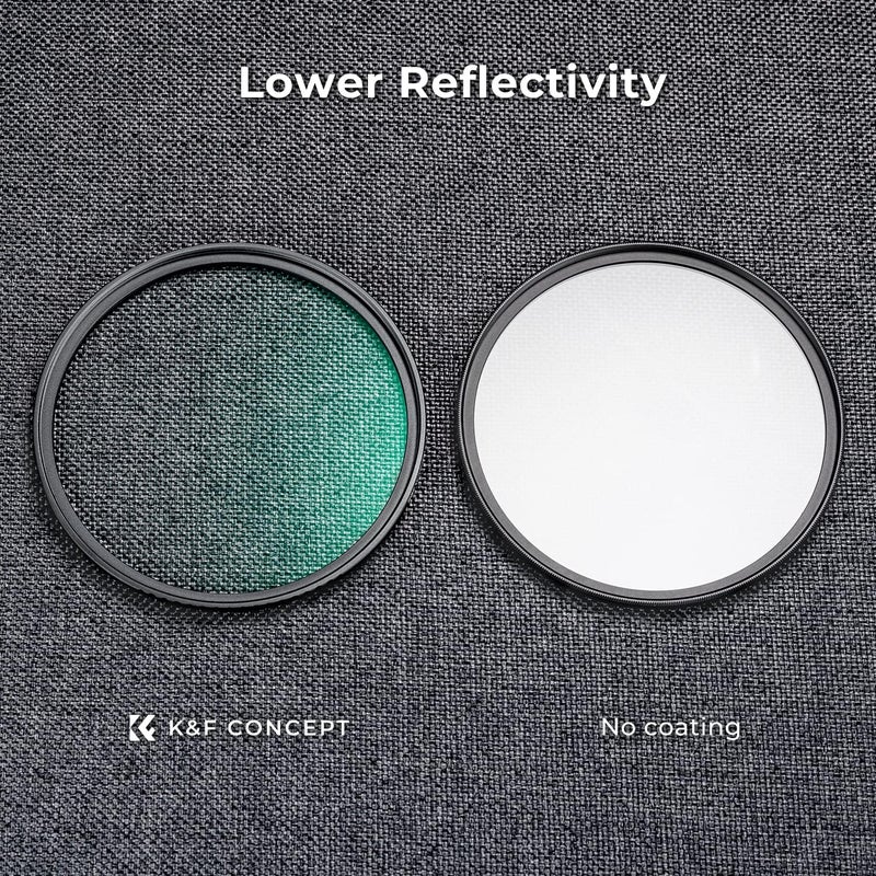 كيه آند إف كونسبت مرشح K&F Concept 40.5mm أسود انتشار 1/4 ضبابي بتأثير سينمائي مع 18 طبقة طلاء متعددة للتصوير الفيديو/الفلوغ/البورتريه (سلسلة K) - Image 5