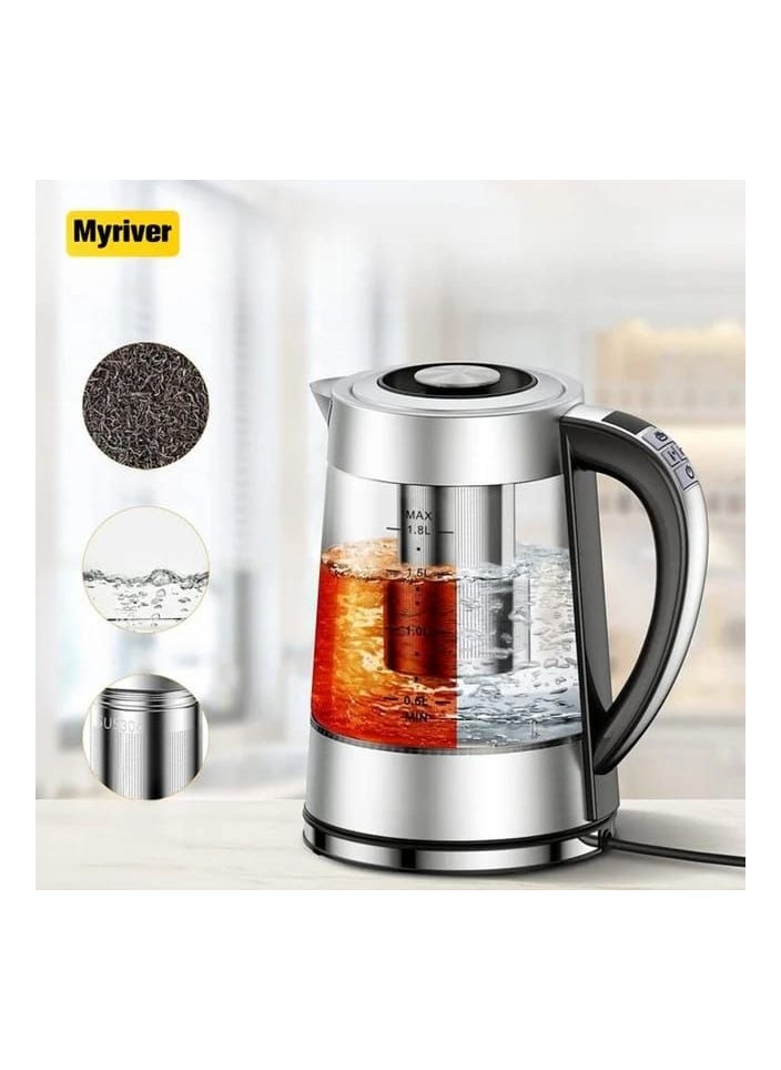 Multi-temperature electric kettle with filter