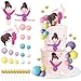 KEEPARTY 29 PCS Gymnastics Cake Toppers Gymnastics Girl Balls Cake Decorations for Girls Gymnastic Theme Birthday Party Baby Shower Supplies - Image 3