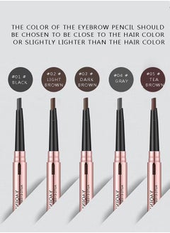 YAQINUO Waterproof Eyebrow Pencil Dark Brown  - Image 3
