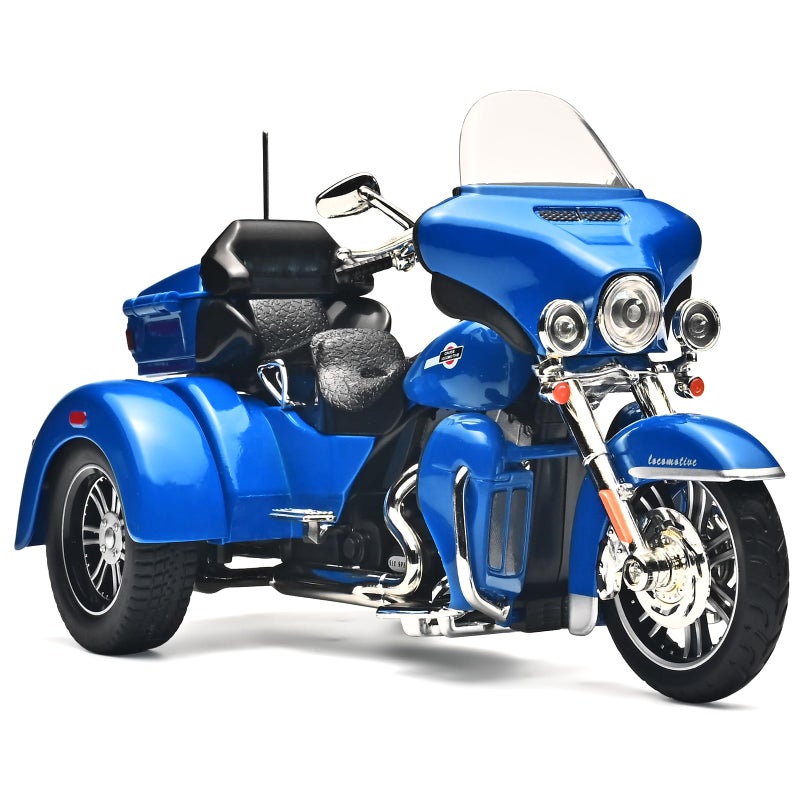 NOVAFUSION Kids Motorcycles Toy 19 CVO Diecast Motorcycle Model Kits for AdultsPull Back Toddler Motorcycle with Lights and SoundsToy Motorcycles for Kids Ages 48Blue - Image 3