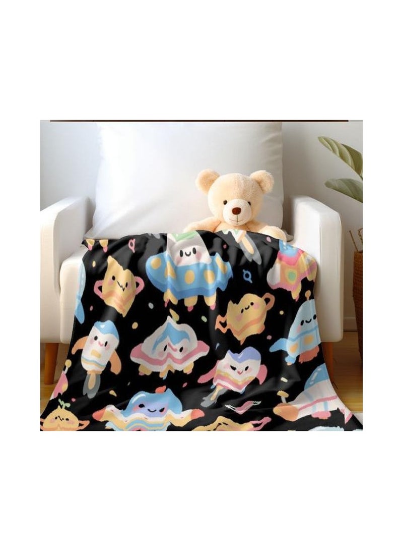 general Children's or student cartoon flannel thin blanket (warm and comfortable, suitable for sleep, games) 100cm*150cm - Image 5