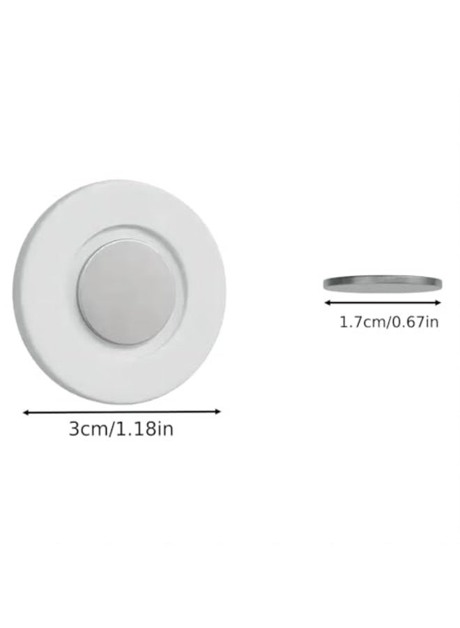 5 Pieces Self-Adhesive Magnetic Remote Control Holder, Wall Mounted Storage Organizer Rack for Home, Office, TV, Fan, Air Conditioner, Remote Control - Image 2