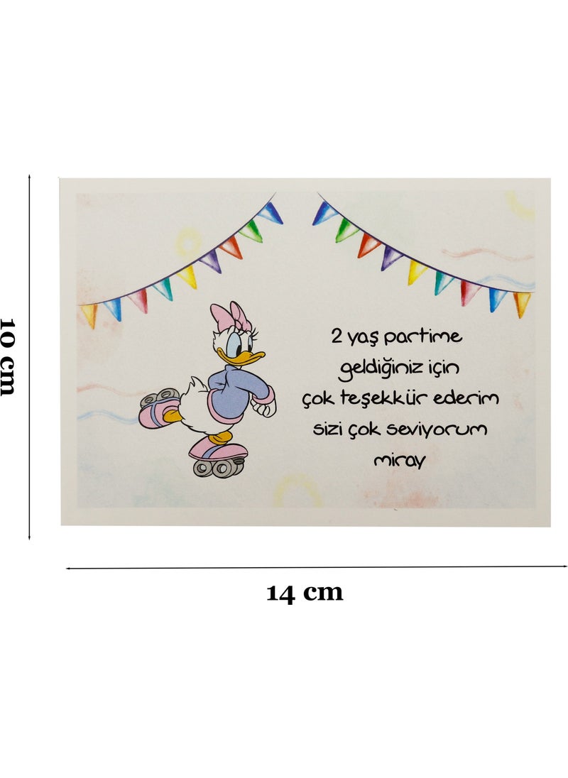 Repro Design 10X14 cm Personalizable 10 Pieces Birthday Greeting Card Model-5  - Image 2