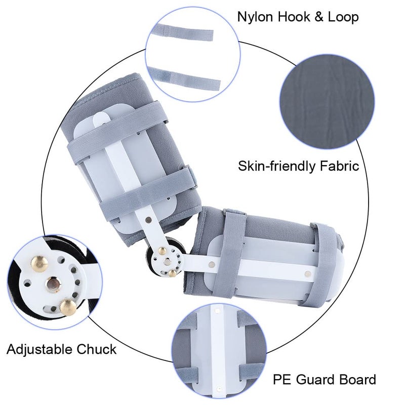كلاراكو klarako مثبت الكوع، دعامة ما بعد الجراحة لمرفق الكوع، دعامة الطرف العلوي، واقي تثبيت كسور الساعد، دعامة مفصل الكوع، مصحح دعامة الذراع، جبيرة (L) - Image 5