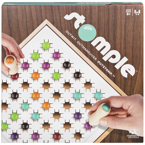 marbles Stomple Game by Marbles Brain Workshop, Fun Strategy Game for Kids Aged 8 and up - Image 1
