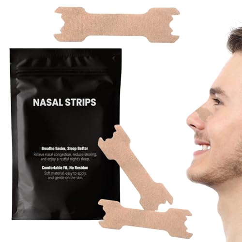 INIMAGINE 30 Pcs Nasal Strip, Mouth Tape for Sleeping, Snoring Stopper for Men, Breathing Nasal Strip Help You Improve Your Sleep Quality and Sleep Better At Night - Image 1