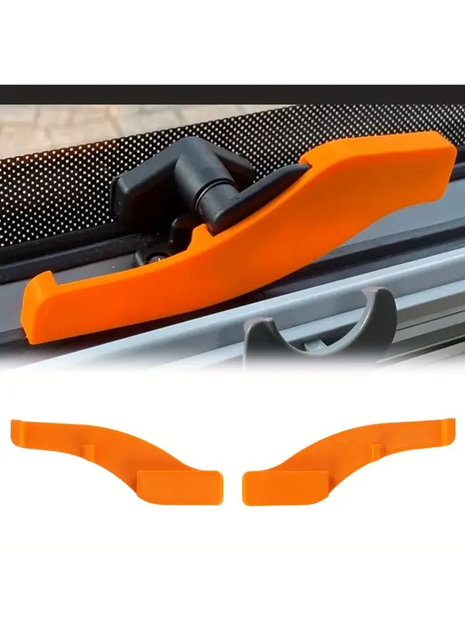 RV Window Safety Lock Adapter Right Orange Black For Multiple RVs Mounting Brackets Locking Mechanism Secure Durable Design - Image 5