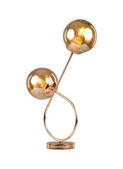 New Nally Table Lamp With Honey Glass 2 Lamp Rg1038