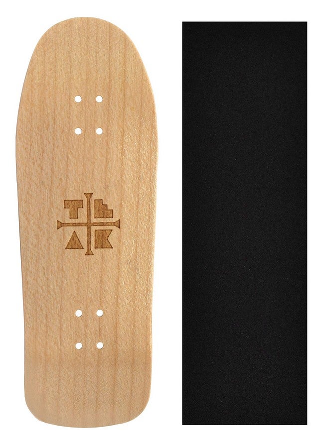 Teak Tuning Erboard Carlsbad Cruiser Deck, The Classic - 34Mm X 100Mm - Handmade, Pro Shape & Size - Five Plies Wood Veneer - Includes Prolific Foam Tape - Teak Tuning - Image 1