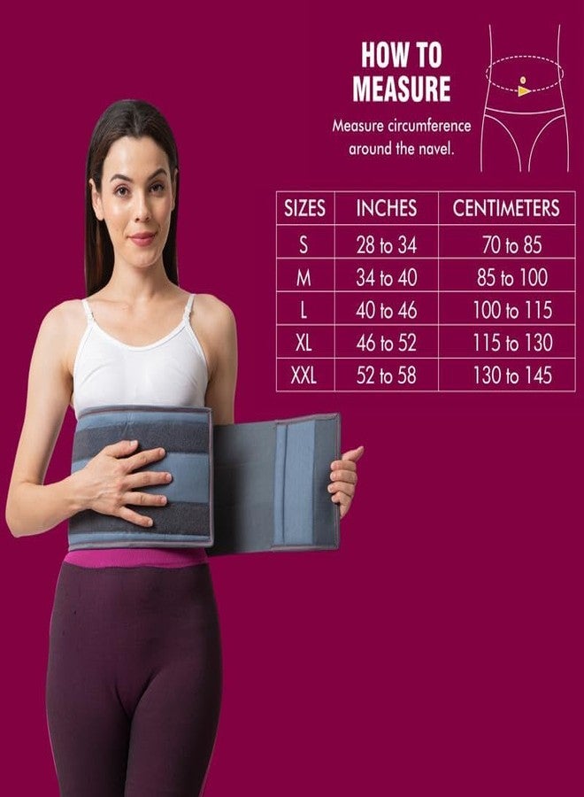 Dr Helix Abdominal Belt - Adjustable Support for Post-Surgery, Hernia, & Abdominal Pain Relief - Comfortable, Breathable, & Lightweight - Ideal for Daily Use, Recovery & Support - (Size - XL) - Image 5