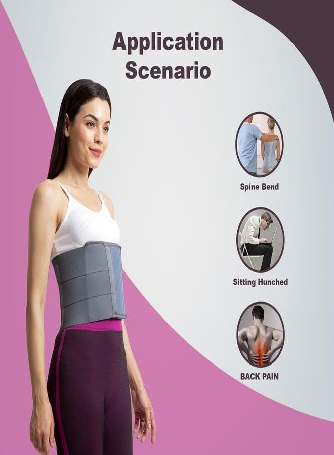 Dr Helix Abdominal Belt - Adjustable Support for Post-Surgery, Hernia, & Abdominal Pain Relief - Comfortable, Breathable, & Lightweight - Ideal for Daily Use, Recovery & Support - (Size - XL) - Image 3