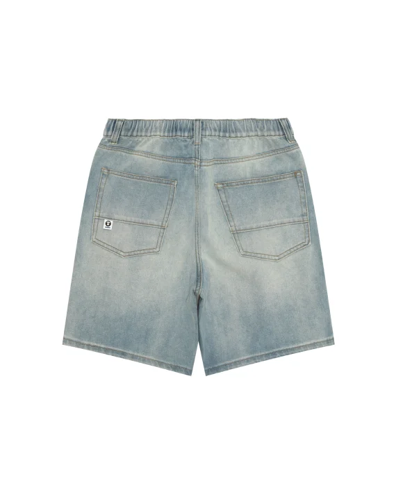 ايه ايه بي إي AAPENOW moonface denim shorts