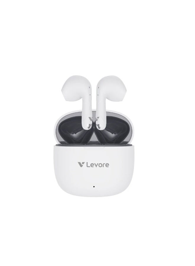 LEVORE TWS Wireless Earbuds LBT202-BK – Bluetooth Earphones, Deep Bass Sound, Long Battery Life, Comfortable Fit, Clear Calls - Image 1