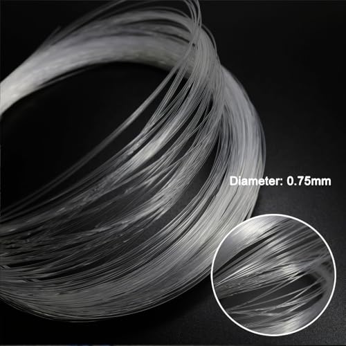 AZIMOM PMMA Plastic 100pcs 0.03in9.8ft End Glow Fiber Optic Cable Strands Roll for Star Sky Ceiling All Kind LED Light Engine Driver - Image 4